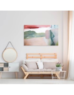 Cuadro abstracto de colores suaves 2