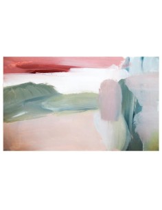 Cuadro abstracto de colores suaves